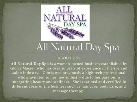 spa kbanh|All Natural Day Spa .